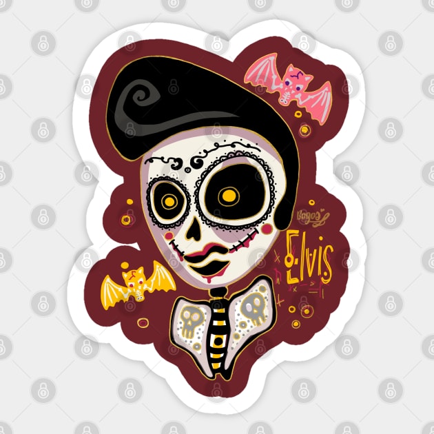 “México Elivis” - Halloween Sticker by Anibo